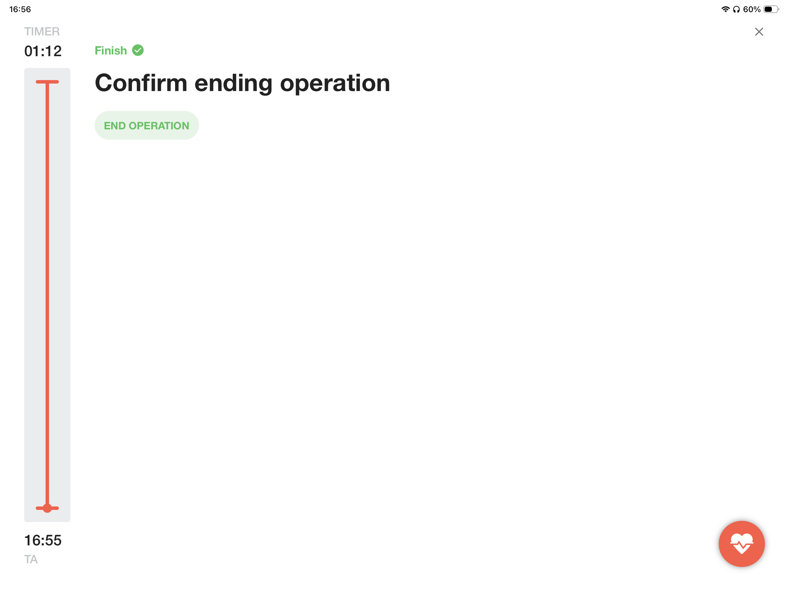 End operation